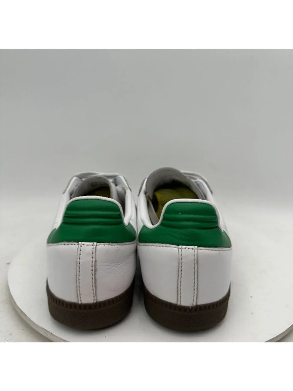 Adidas Originals Samba Men Size 9.5  IG1024 White Green Grey Casual Shoes